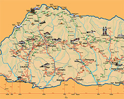 Bhutan Maps