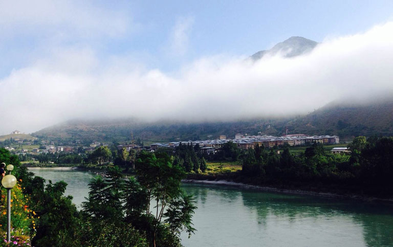 Splendid Scenery of  Wangdu Podrang