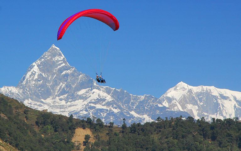 Paragliding in Pokhara