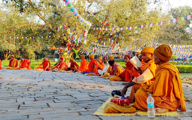 Buddhist Activities in Lumbini Garden