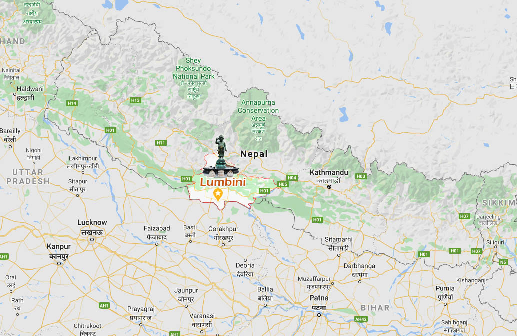Maps of Lumbini Location, Attractions, Transportation 2024
