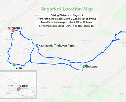 Chitwan to Lumbini Transportation Map